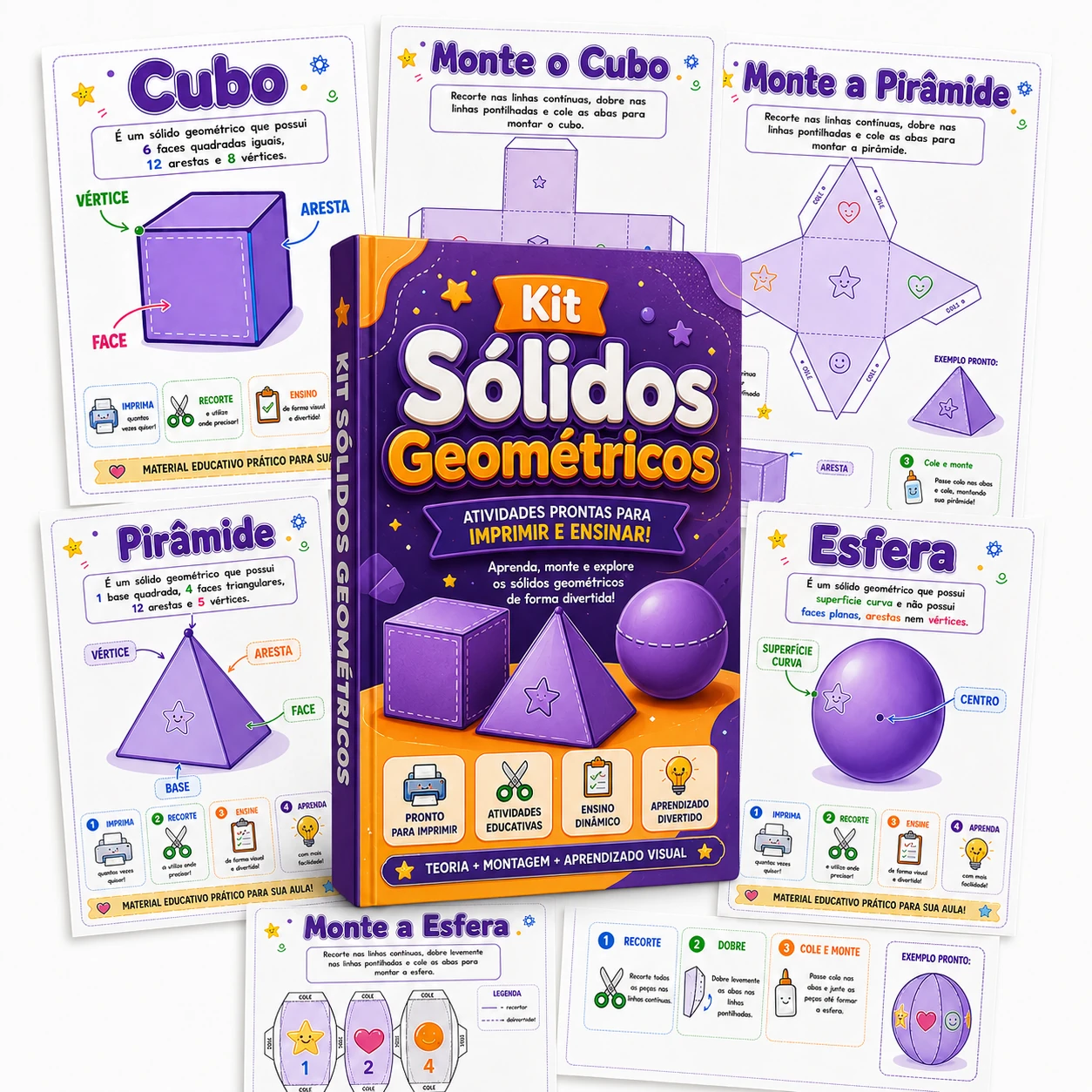 Kit Sólidos Geométricos